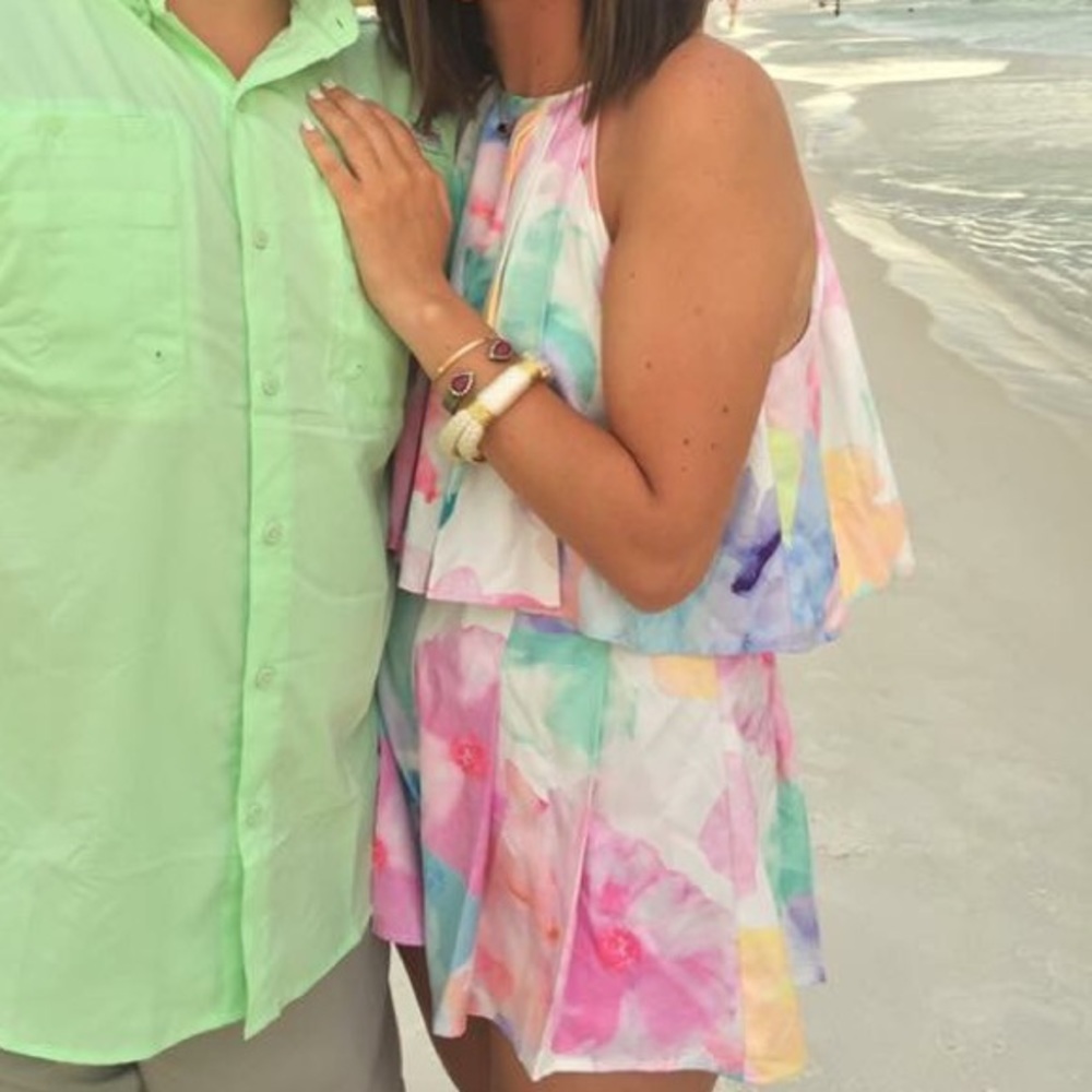Watercolor romper
